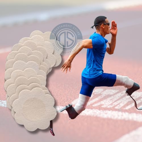 Kit 50 Protetores de mamilo tapa peito adesivo para corredores | confortável unissex esportivo minim
