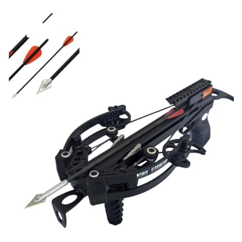 125lbs Draw WT-Mini Striker Pistol Crossbow with 5 Hunting Bolt Pack - Mini Crossbow for Fishing and Hunting Up to 300 fps Small Crossbow - Small Crossbow for Target Practice Cover
