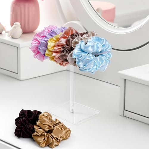 Duoleimi Haarreifen Ständer Set (Zweier-Pack) Acryl Haargummi Aufbewahrung Haarschmuck Organizer Haarreifen Halter ständer für Kinder & Mädchen