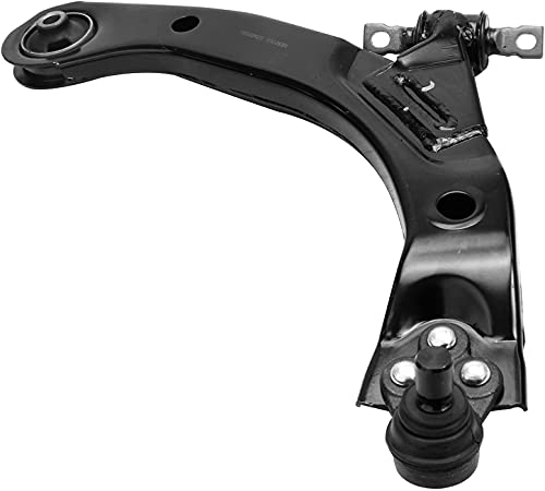 Image of Detroit Axle - 6pc Front End Control Arms Kit for Chevy Cobalt HHR Pontiac G5 Pursuit Saturn Ion 2 Lower Control Arms w /Ball Joints 4 Inner & Outer Tie Rod End Links Replacement - See Fitment