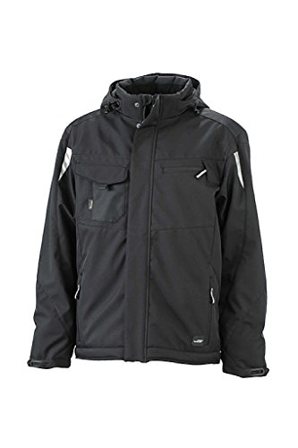 Veste softshell professionnelle homme veste de travail d'hiver coupe-vent