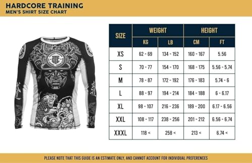 Rashguard Homme Chemise de Compression MMA BJJ Grappling Boxe Workout No Gi