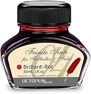 Fountain pen ink in ink glass,Writing ink for fountain pen, Fountain pen ink in Purple 30ml, inkpot, Calligraphy Ink