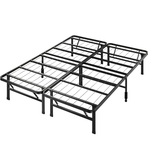 ZINUS SmartBase Tool-Free Assembly Mattress Foundation, 14 Inch Metal Platform Bed Frame, No Box Spring Needed, Sturdy Steel Frame, Underbed Storage, Queen