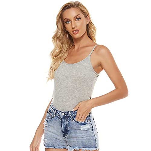 Image of BQTQ 6 Pcs Women's Camisole Tank Tops Spaghetti Strap Basic Undershirts