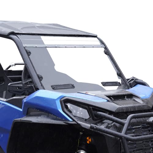 KIWI MASTER Vented Full Windshield for 2021-2026 Can-Am Commander, 2018-2026 Can-Am Maverick Sport/Trail Accessories, Hard Coat Poly Front Window, Heavy Duty Polycarbonate, Scratch Resistant by Kiwi Master - Used condition - US$122.06