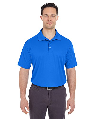 UltraClub Men's Tall Cool & Dry Mesh Piqué Polo 2XT ROYAL
