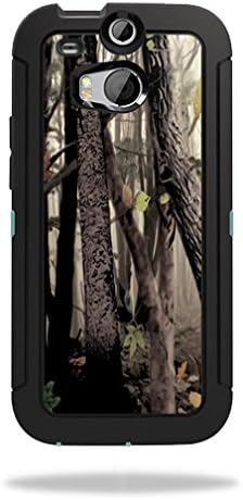 MightySkins Protective Skin Decal Cover for OtterBox Defender HTC One M8 Case wrap Sticker Skins Tree Camo