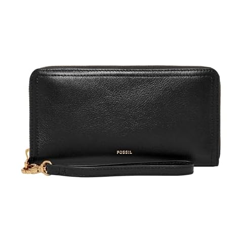 Fossil Logan RFID Zip Around Clutch Wallet Cover