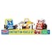 Melissa & Doug Construction Vehicle Wooden Play Set (8 pcs)