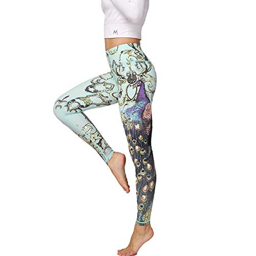 HAPYWER Yoga Leggings Damen High Waist Yogahose Bunt Gym Sport Leggings...