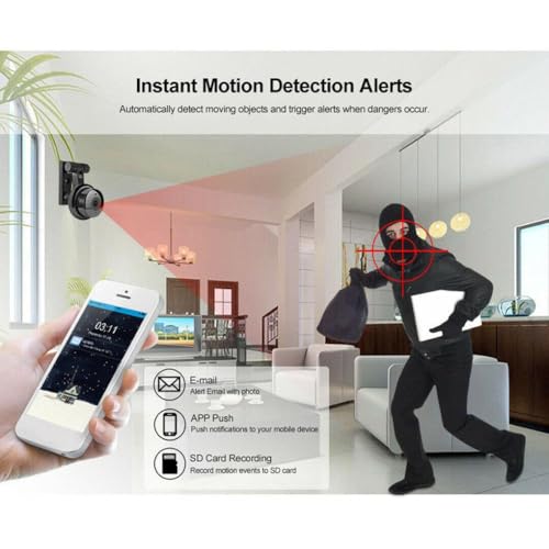 Cutech Wireless Indoor Smart Home Security 1080p CCTV Hidden Camera 24x7 Continuous Recording with Motion Sensor & Auto Tracking Smart Motion... - Image 3