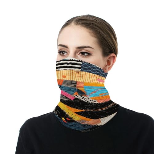 Cubrebocas de Colcha Colorida para Clima Frío, Balaclava Elástica para Hombre y Mujer, Pasamontañas para Motociclismo, Ciclismo, Esquí y Fiesta miniatura 7