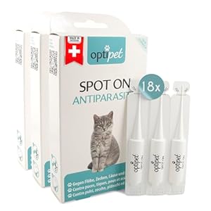 OptiPet Spot On Antiparasit 18x1ml Pipetten