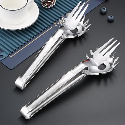 Pinzas de cocina versátiles, clip resistente para alimentos, ideal para asar y servir, perfecto para filetes, pescado y barbacoa, agarre antideslizante, resistente al calor