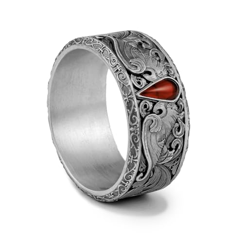 Warhammer 40K Blood Angels Ring - Starforced Sterlingsilber Space Marines Schmuck