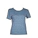 BESSKY Youth Girls' Summer Pocket Short Sleeve t-Shirt M)