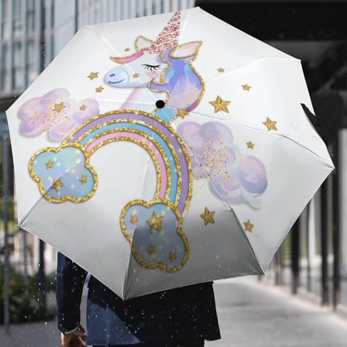 Parapluie automatique compact grenouille verte avec ouverture rapide