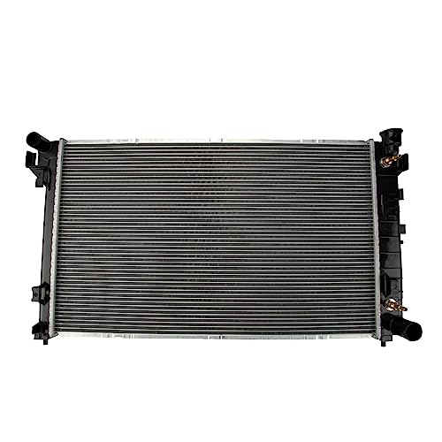 Image of KAX Radiator, CU1552 OE Style Bolt-On Aluminum Core Radiator Replacement Ram1500 1994-1998, Ram2500 1994-1997, Ram3500 1994-1997, 31-1 /2 inchW, 19-3 /8 inchH, 1-1 /2 inchInlet, 1-3 /4 inchOutlet