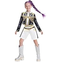 LYAUA kids Girls Halloween Clothes Performance Outfits Stage Clothes Merch