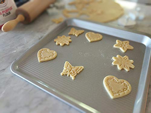 Usa Pan Easy Slide Non Stick Cookie Sheet Pan, Small, Silver #TOP3