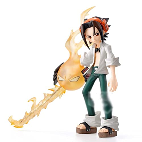 Wesafe Shaman King Anime Action Figure Yoh Asakura Standing With Knife 14 Cm Pvc Figure Collectible Model Character Statue Toys Desktop Ornaments #TOP9