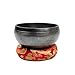 Tibetan Singing Bowl Set Brass - Master Healing Grade - Authentic Handcrafted Sound Bowl by Himalayan Bazaar (Black and Red)