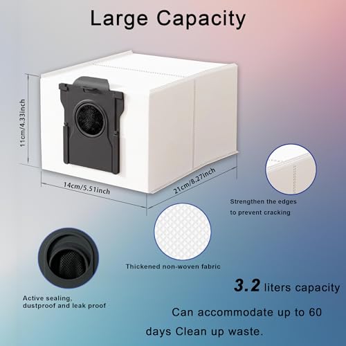 Image of 26Pcs Replacement Parts for Dreame X50 Ultra /L50 Ultra /Matrix10 Ultra /Mova V50 Ultra Robot Vacuum Cleaner,Accessories Kit with 2 Main Brush 4 Mop Pads 8 Dust Bags 4 Side Brushes 6 Filters 2 tools