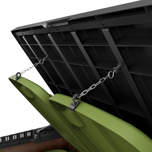 Keter Porta Attrezzi Da Esterno Store-It-Out Darwin, Ideale Per Il Giardino, Marrone, 140X80X120H Cm, 1150 L - 7