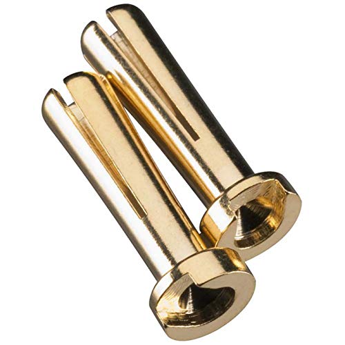 Duratrax Gold Plated Bullet Connector Male 4mm (2-Piece)