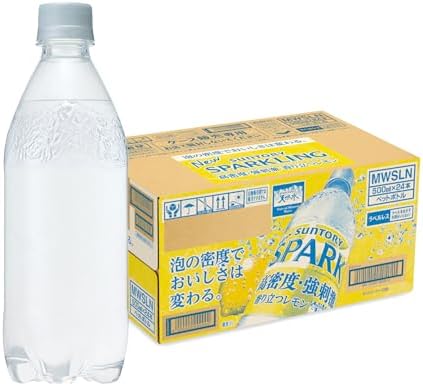 （11:00時点） サントリー 天然水スパークリング レモン ラベルレス 500ml ×24本 [炭酸水] まとめ売り実施中