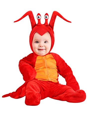 Image of Infant Rock Lobster Costume, Red Rock Lobster Costume for Babies