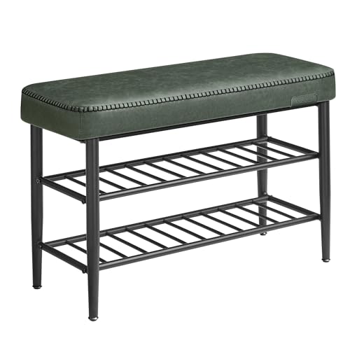 VASAGLE EKHO Collection - Banc à Chaussures, Banc de Rangement, Meuble d’Entrée, PU avec...