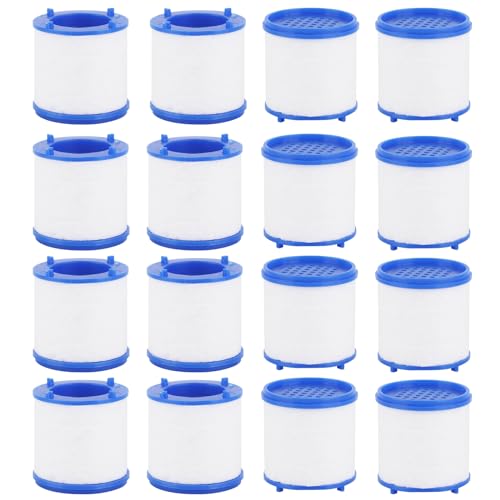 16 Stück Filterelement für Tap Filter, Wasserfilter wasserhahn aus Baumwolle,Wasserhahn Filter...