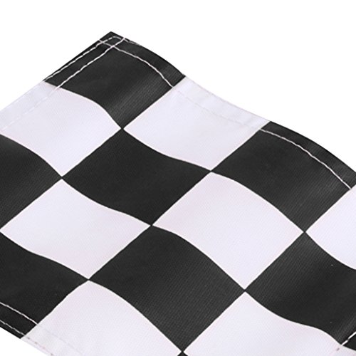 YIJU 5 Peças de Golfe Portátil Quadriculada com Símbolo de Treinamento para Prática - Preto-Branco