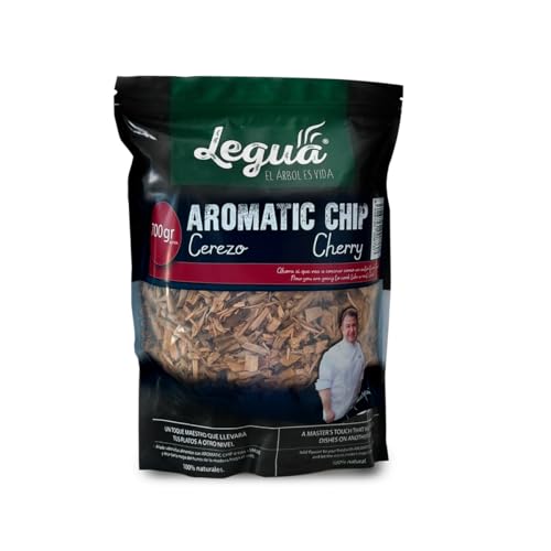 Legua virutas de cerezo para ahumar