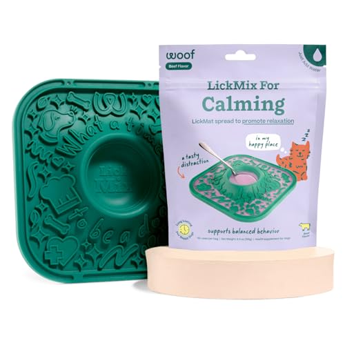 Woof Lick Mat & Calming LickMix Bundle
