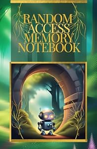 Random Access Memory Notebook: Robot Cover