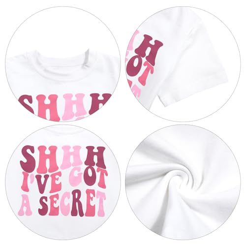 Image of LOTUCY Big Sister Shirt for Toddler Girls Cool Big Sis Club Tshirt Promoted to Big Sister Announcement Outfits