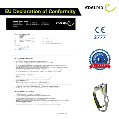 Image of Edelrid Left Hand Cruiser Ascender Jumar - Smart Features, 200g (EN 12841-B | EN 567)