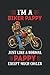 I'm a biker pappy just like a normal pappy except much cooler: Blank Lined Notebook Journal ToDo Exercise Book or Diary (6" x 9" inch) with 120 pages