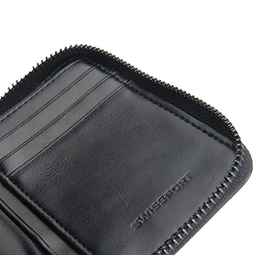 Carteira Swissport grande segura slot removível com zíper Original