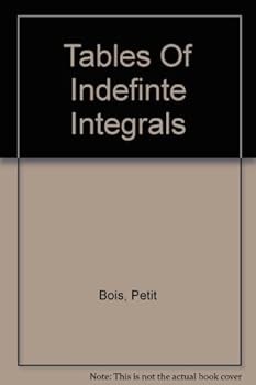 Paperback Tables of Indefinte Integrals [Unqualified] Book