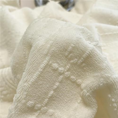 Parure de lit double velours corail anti-froid drap-housse matelassé bleu