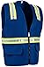 Safety Depot Safety Vest High Visibility Reflective Tape 8038-RB (Royal Blue, Large)