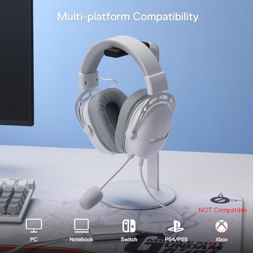 Headset Redragon Aurora Branco USB 7.1