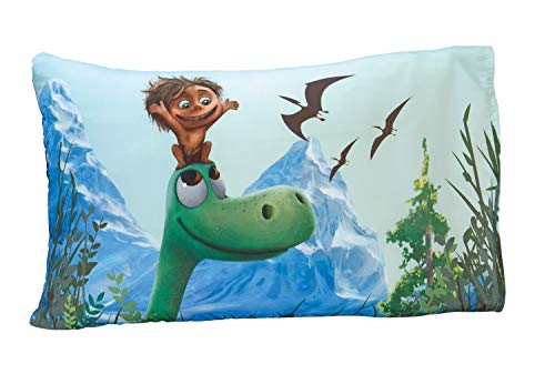 Disney Good Dino Arlo & Friends 4 Piece Toddler Bed Set, Blue, Green, Tan #TOP6