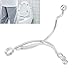 Man Urinary Incontinence Clamp, Stainless Steel Leakage Proof Incontinence Clamp Easy Cleansing Leakage Proof with Urinary Control Male Urinary Incontinence Clamp for Daily