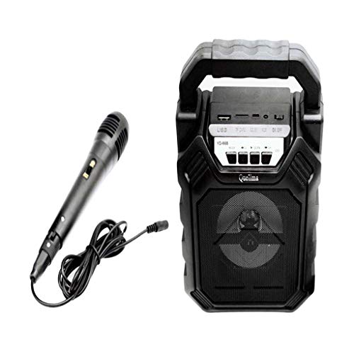 Baoblaze Alto-falante Bluetooth Sem Fio Ao Ar Livre Com Caixa De Som HIFI De Subwoofer De Microfone