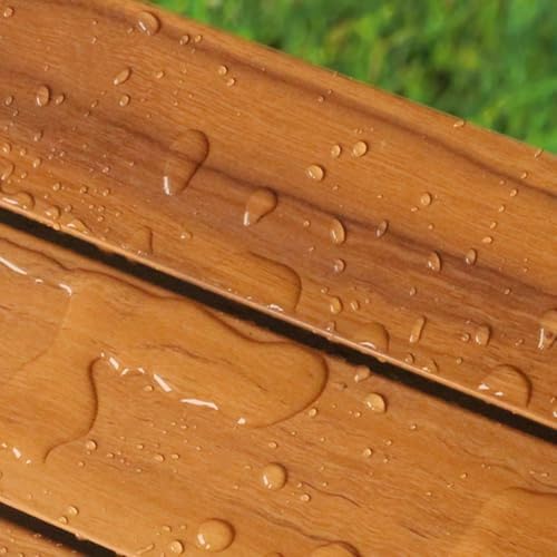 Aluminum Alloy Foldable Tabletop Board for Wagon Cart with Buckles and Support Rods, Converts Cart into Picnic Table for Outdoor Use (8inch Yellow) — view 8